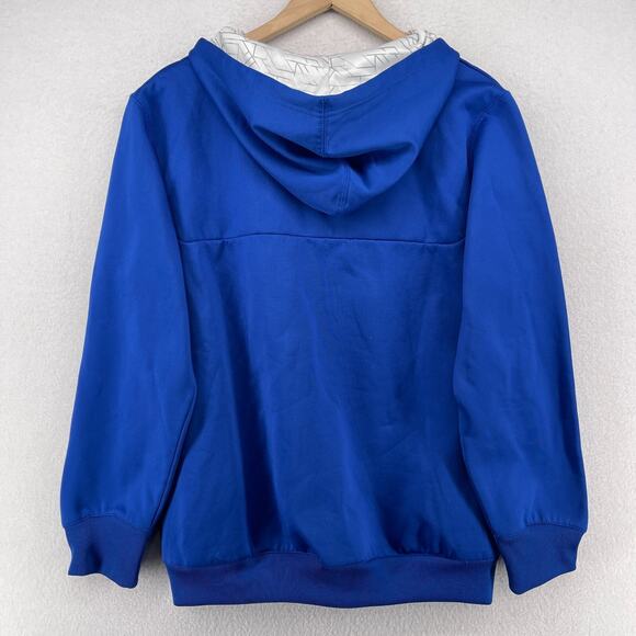 DUKE UNIVERSITY Sweatshirt Adult M LACROSSE BLUE DEVILS Fleece Hooded 1/4 Zip - Picture 2 of 12